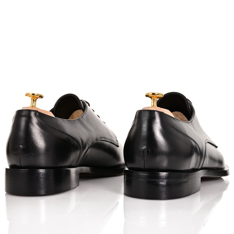 Black Leather Men's Shoes