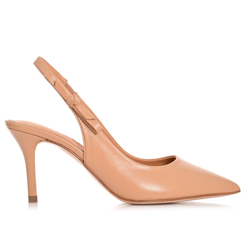 Women Pumps Biscuit Colored