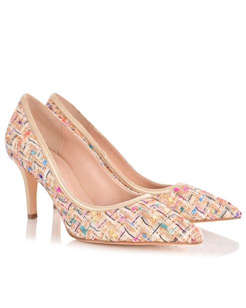 Women's Gold Pumps