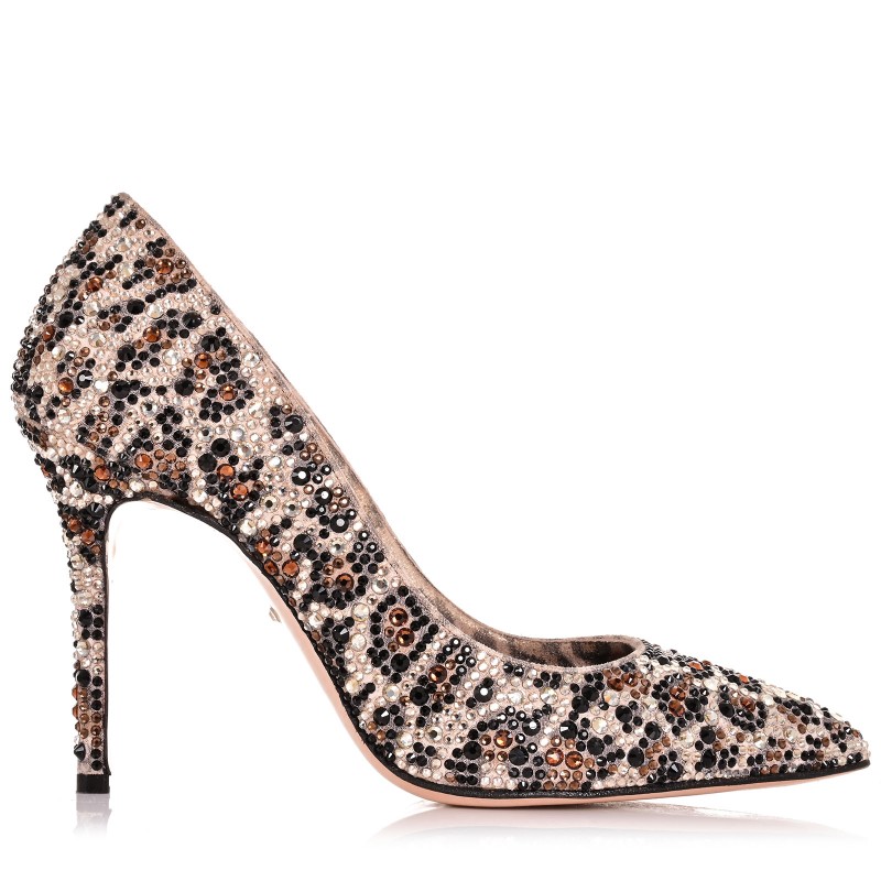 Women's Leopard Leather Pumps
