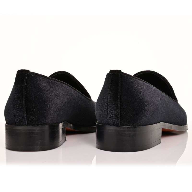 Men's Groom Shoes Black Velvet
