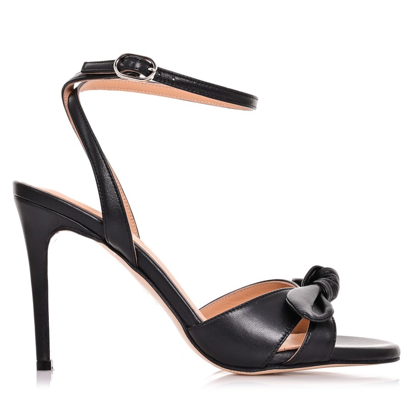 Women's Sandals Black Leather