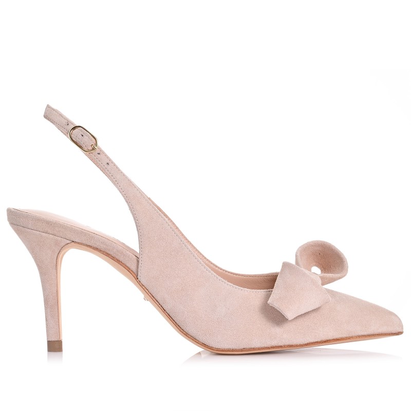 Women's Pumps Beige Suede