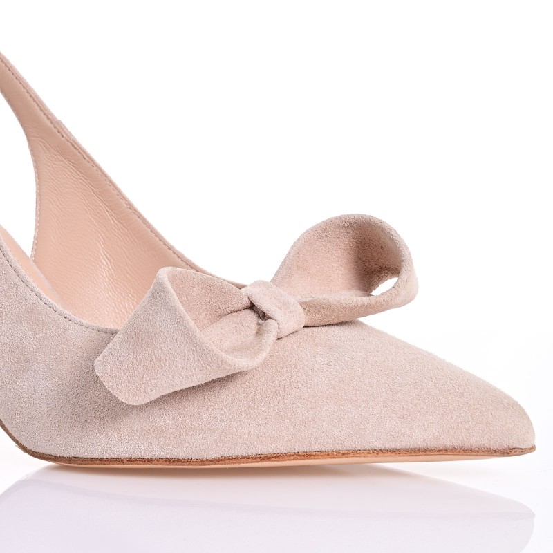 Women's Pumps Beige Suede