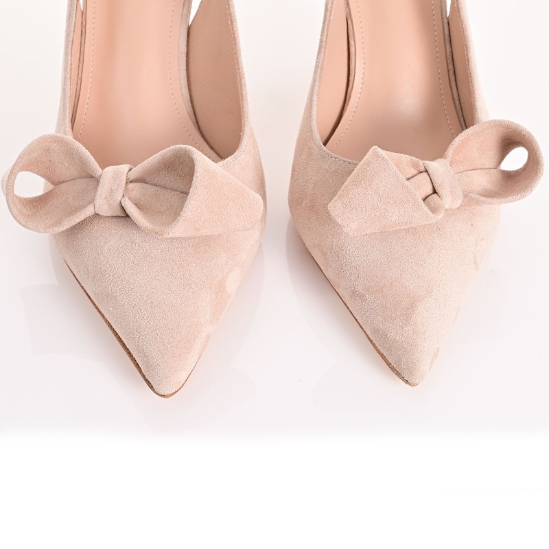 Women's Pumps Beige Suede