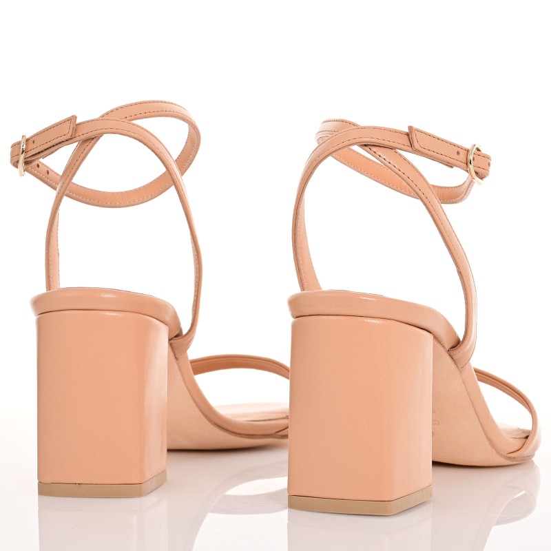 Women Biscuit Leather Sandals