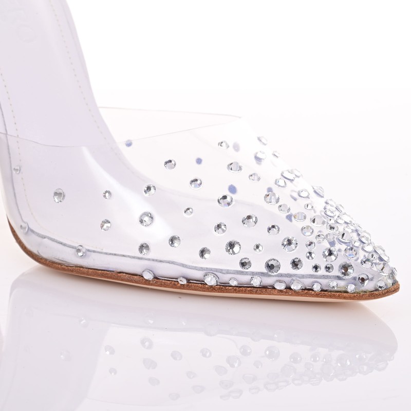 Bridal Pumps White Leather