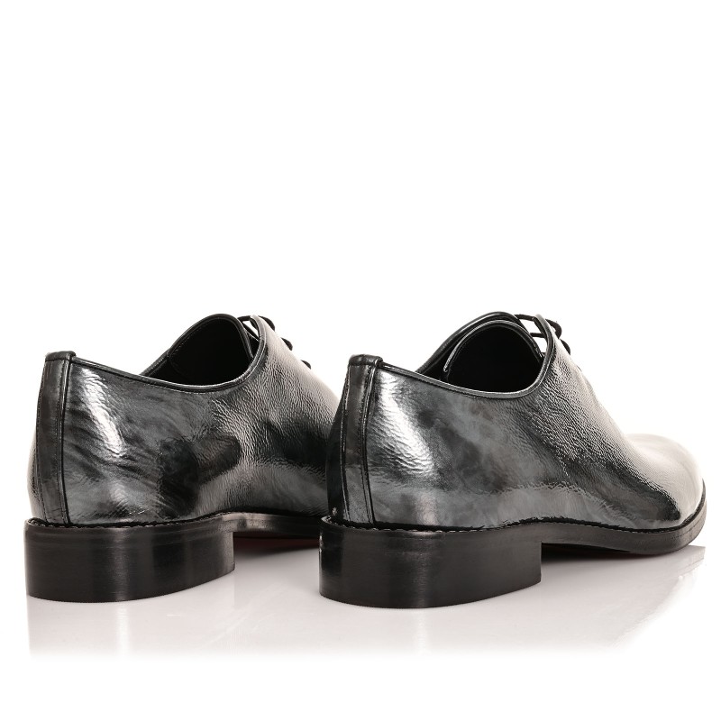 Men's Grey Leather Shoes
