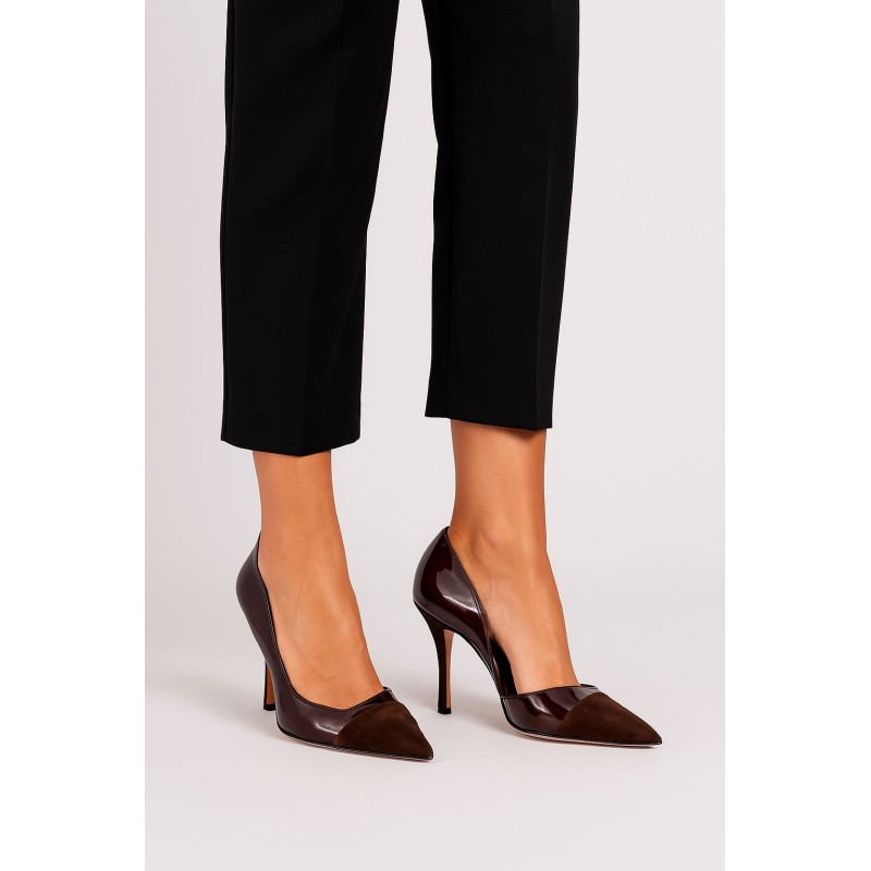 Women's Brown Leather Pumps