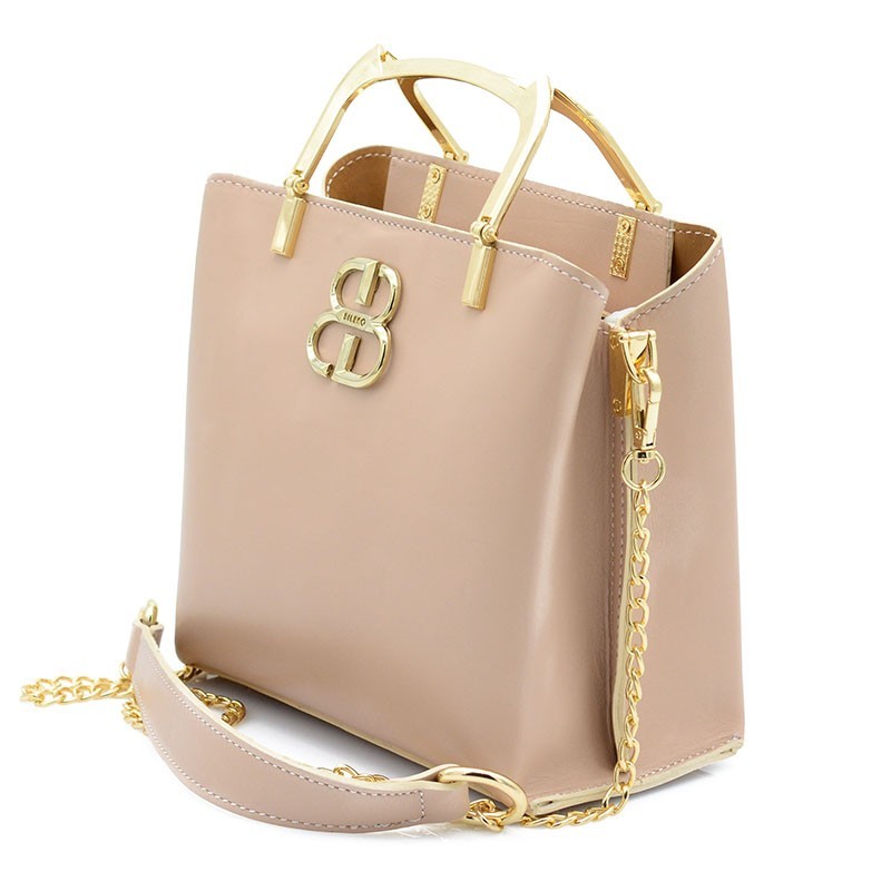 Women Pink Leather Bag