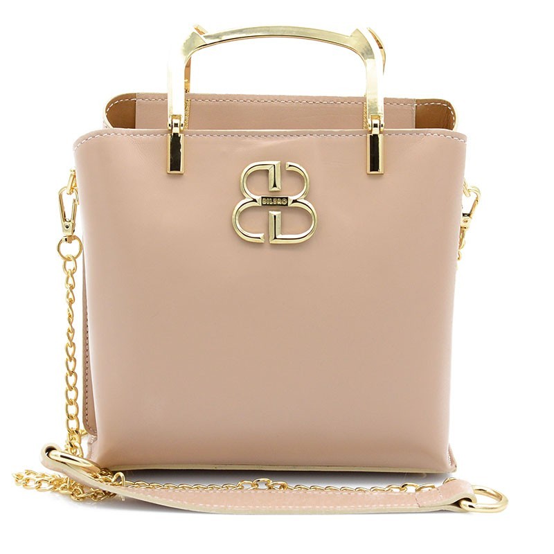 Women Pink Leather Bag