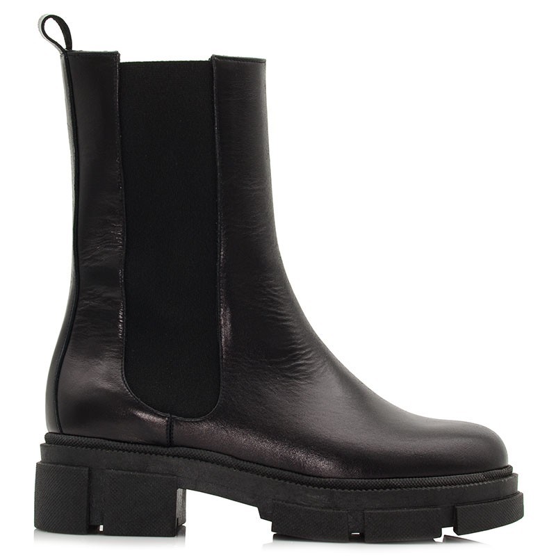 Women's Boots Black Leather