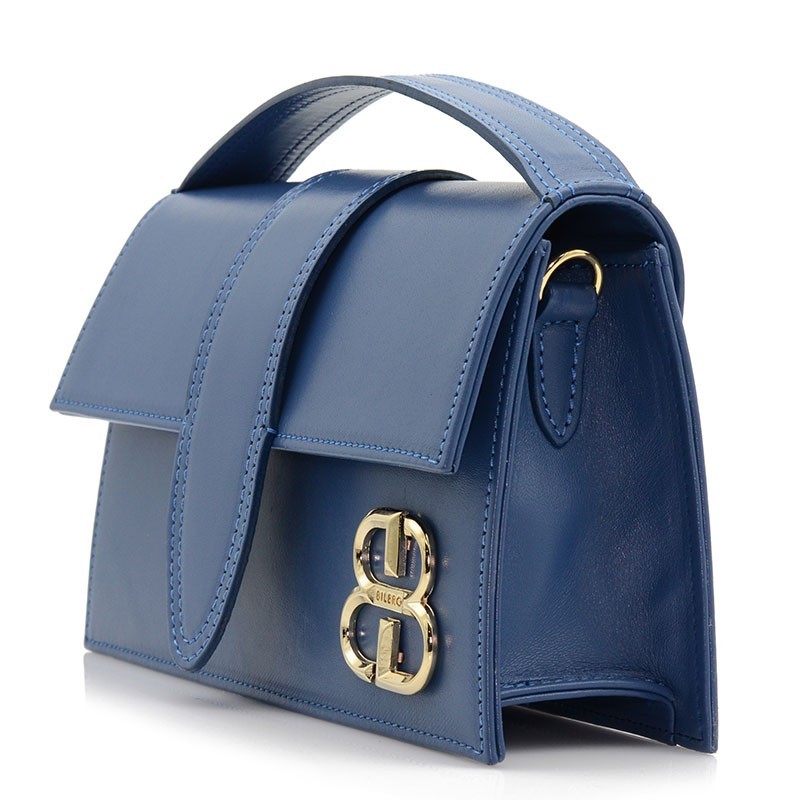 Women's Bag Blue Leather