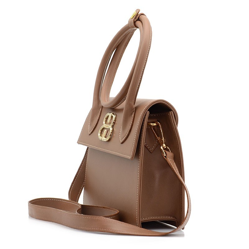 Camel Leather Women's Bag